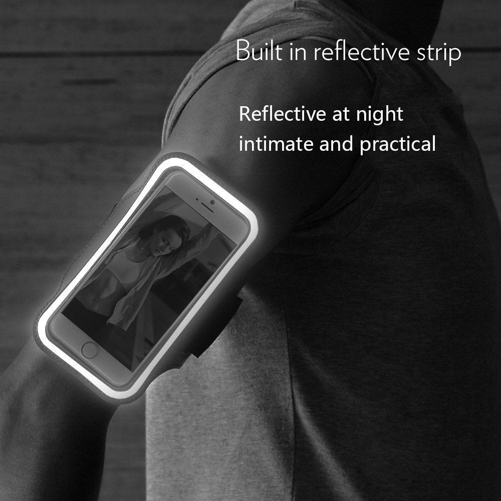 Outdoor Sports Phone Arm Bag Running Fitness Storage Arm Pouch Touchscreen Compatible Wrist Bag