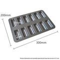 Japanese-style Thickened Carbon Steel Non-stick Long Baking Tray For Oven