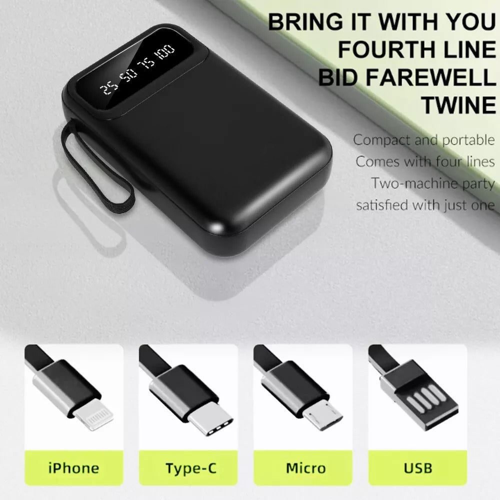 Power Bank 9000000mAh Fast Charger Pack USB External Battery For Mobile Phone UK