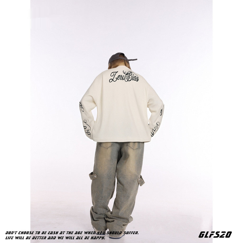 Gothic-style Streetwear Mens Long-sleeve Hooded Sweatshirt