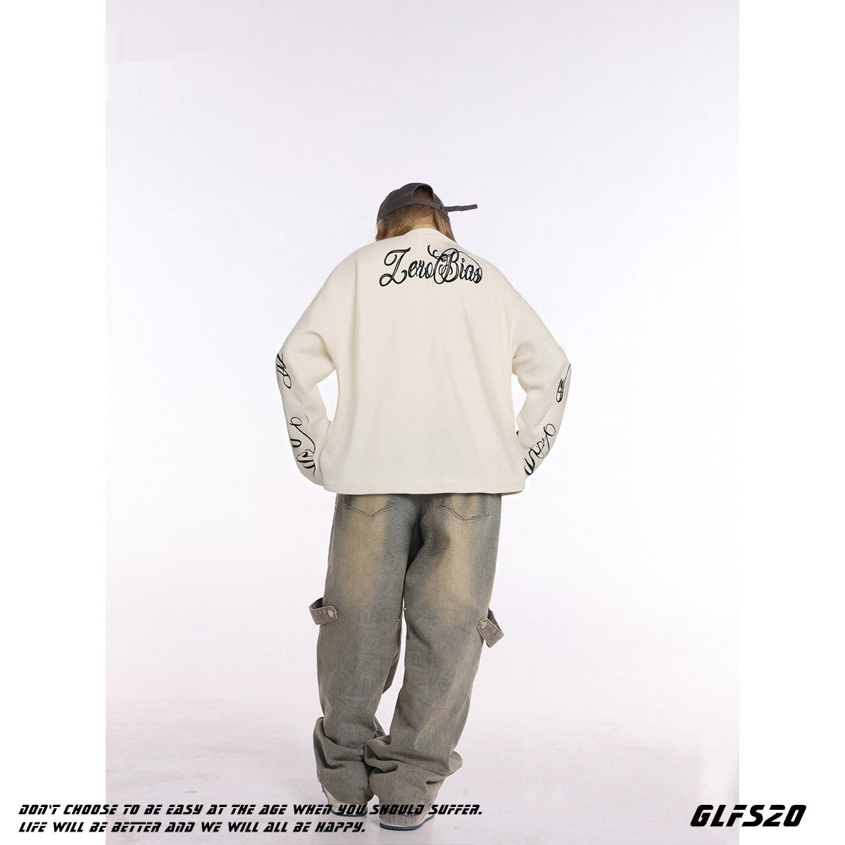 Gothic-style Streetwear Mens Long-sleeve Hooded Sweatshirt