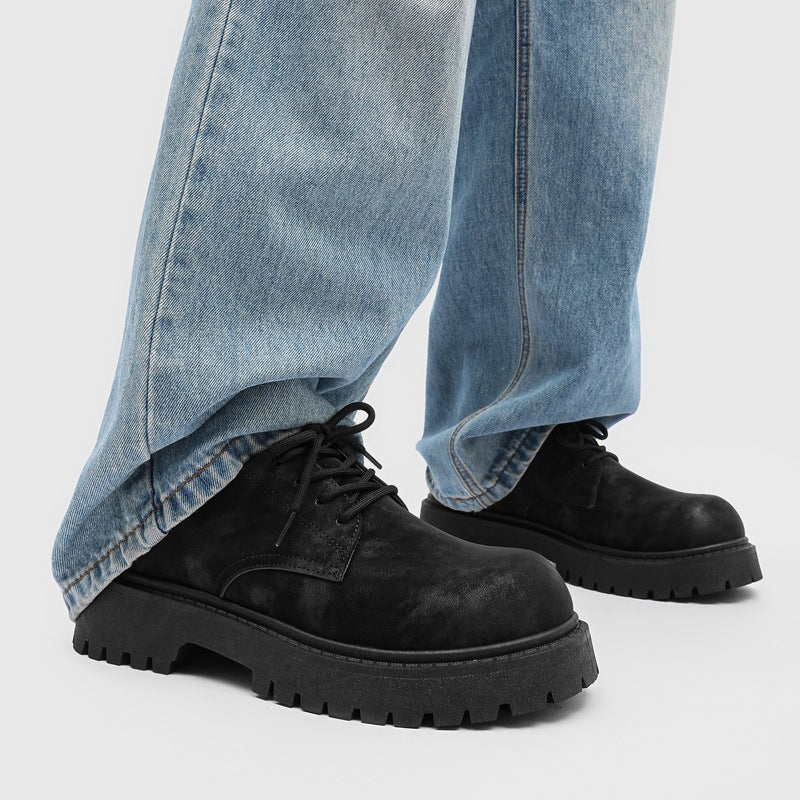 Winter Low-Top Mens Retro Work Boots
