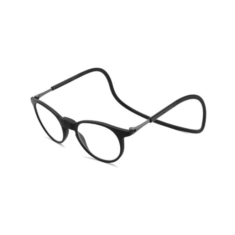 Foldable Magnetic-Attachment Neck-Hanging Reading Glasses With Blue-Light Blocking Portable