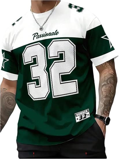 American-style Retro Fashion 3D Digital Print American Top