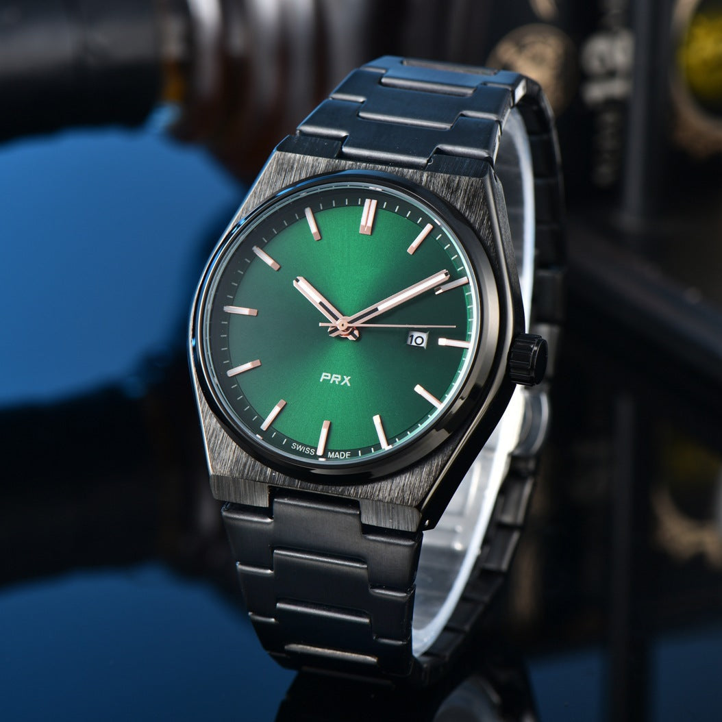 New Simple, Elegant, And Stylish Quartz Mens Watch With Steel Band