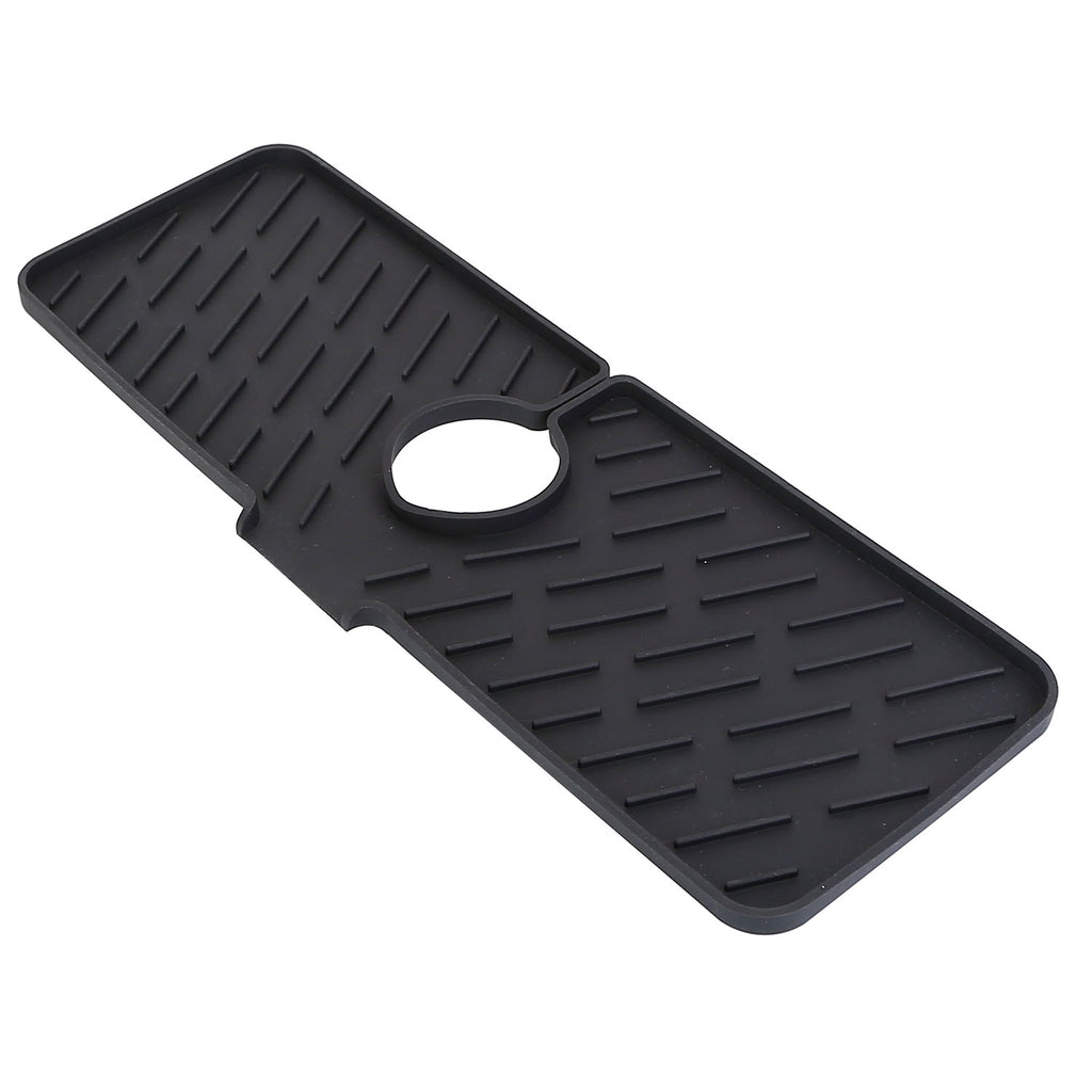 1Pc Silicone Faucet Mat Kitchen Sink Splash Guard Drain Mat Drying Pad Kitchen Mat Bathroom Drip Catcher