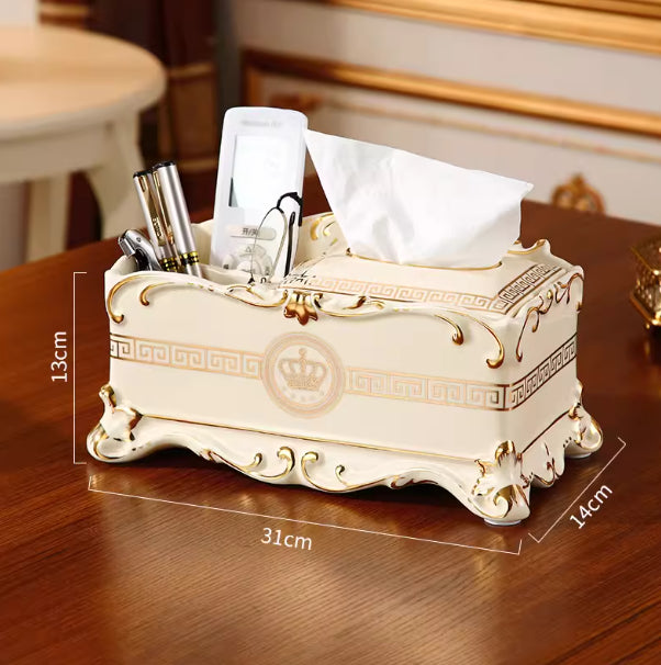 Luxury Fruit Platter European-Style Fruit Bowl Ceramic Decorative Fruit Basin Living Room Coffee Table Ornament
