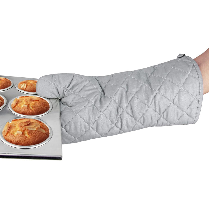 1 Piece Extra Long Oven Glove Mitts Heat Resistant Professional Flame Heat Proof Oven