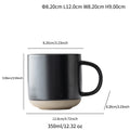 Large-capacity Ceramic Mug Rustic And Minimalist