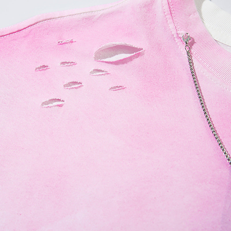 Tie-dye Gradient Long-Sleeve T-Shirt For Men