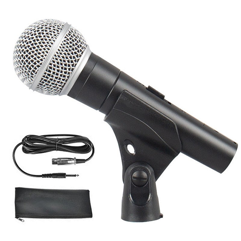 For Shure SM58 Dynamic Vocal Microphone Wired Mic With OnOffWith Cable