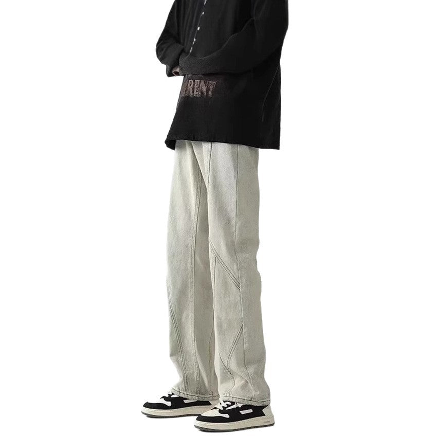 Designer-style Niche Slightly Flared Jeans