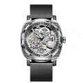 Carved Vintage Fashion Hollow Mechanical Automatic Mens Watch