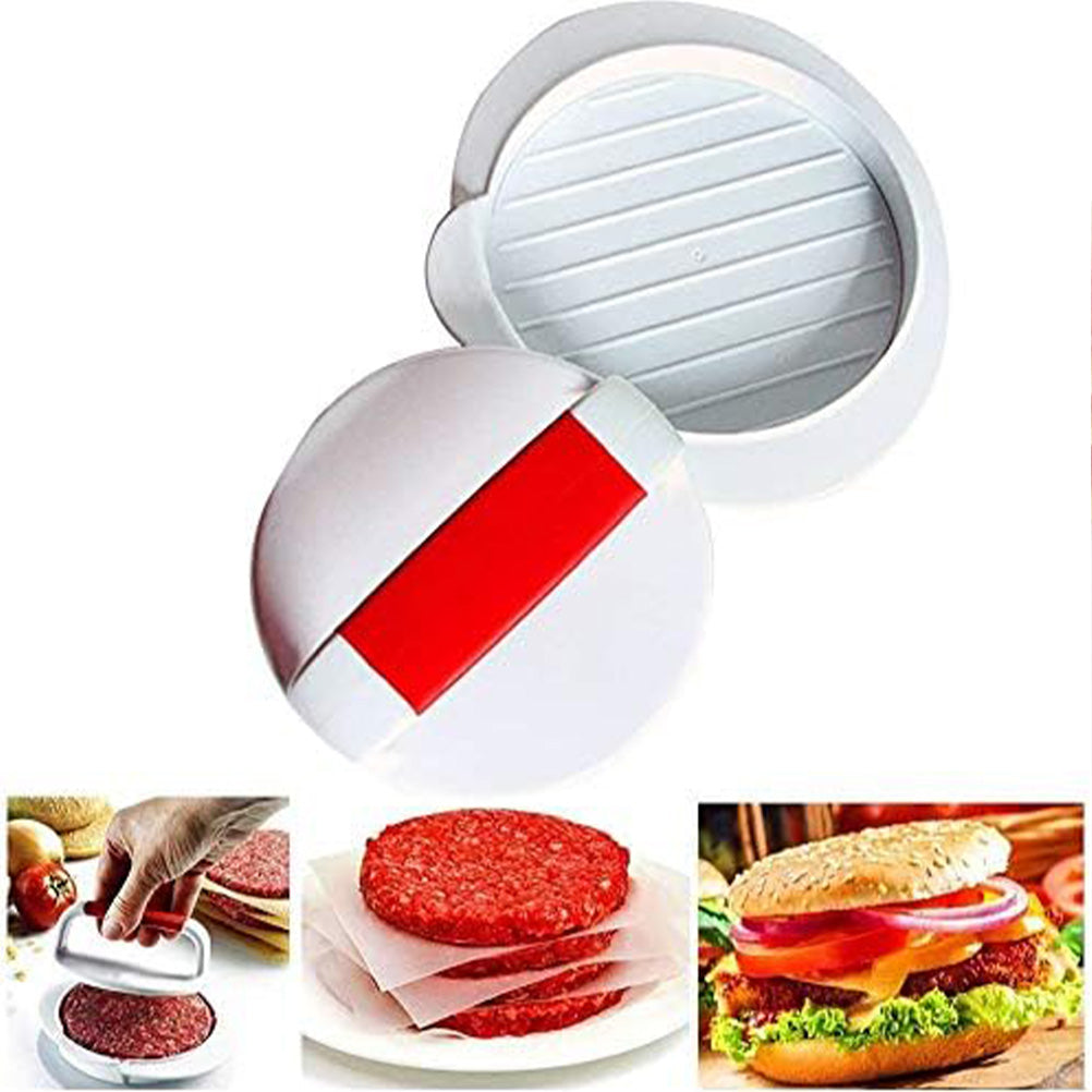 1 Pcs Plastic Burger Press Non Stick Burger Press, 4.5in Hamburger Press Patty Maker Round Burger Press Patty Maker, Kitchen Gadgets To Make Patty For Stuffed Slider BBQ Barbecue Grilling