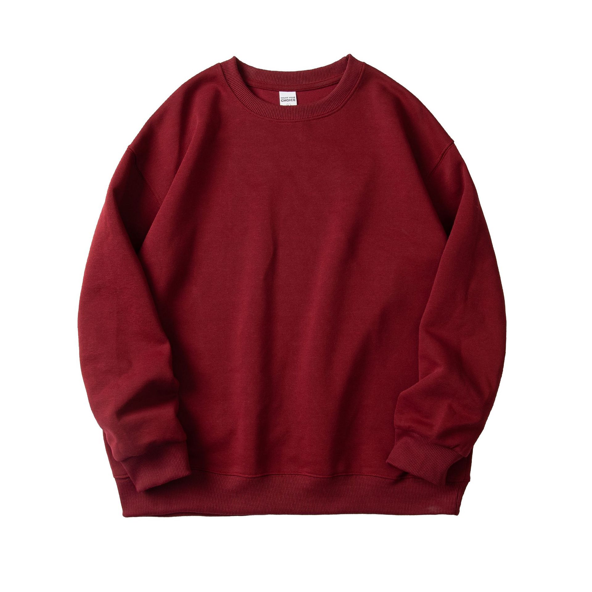 Men's Pure Cotton Composite Long-Sleeve Drop-Shoulder Hoodie