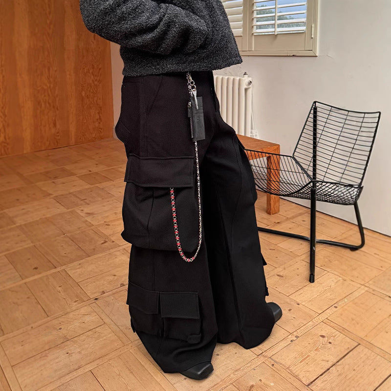 Street-style Casual Multi-pocket Pants