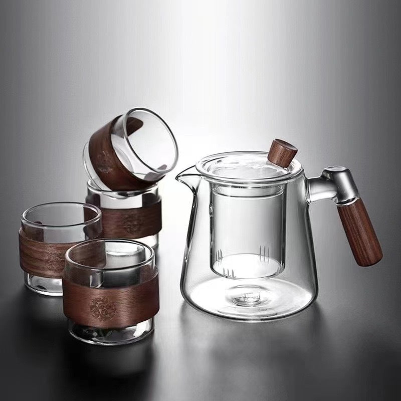 Glass Teapot High-temperature Resistant Thickened