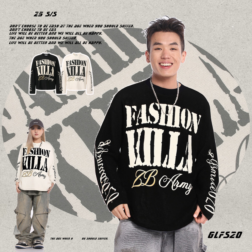 Gothic-style Streetwear Mens Long-sleeve Hooded Sweatshirt