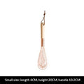Kitchen Household Stainless Steel Solid Wood Handle Manual Mixer
