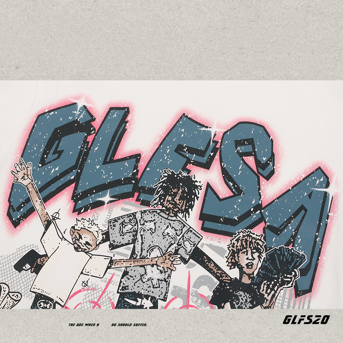 Street Dance Trendy All-Match Men's Pure Cotton Short-Sleeve