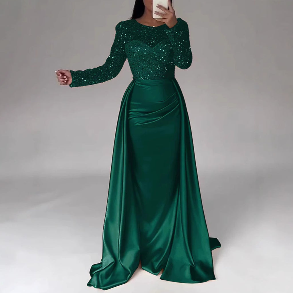 The Dazzling Sequin Queen Sequin Evening Gowns