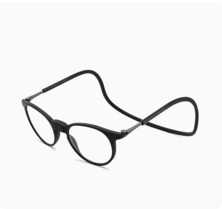 Foldable Magnetic-Attachment Neck-Hanging Reading Glasses With Blue-Light Blocking Portable