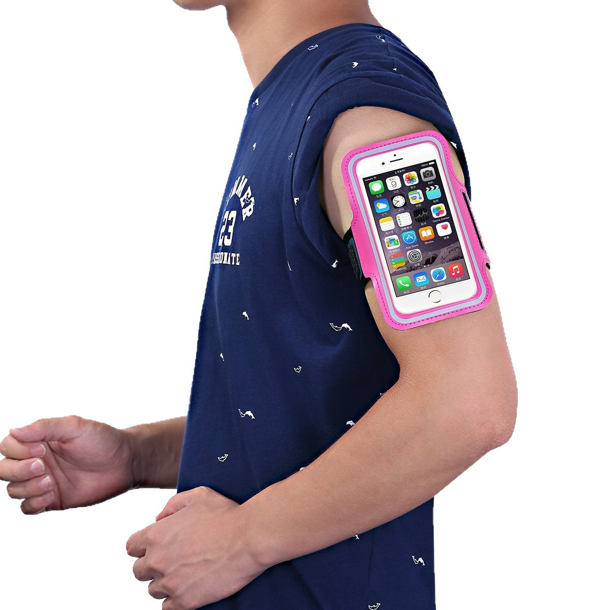 Outdoor Sports Phone Arm Bag Running Fitness Storage Arm Pouch Touchscreen Compatible Wrist Bag