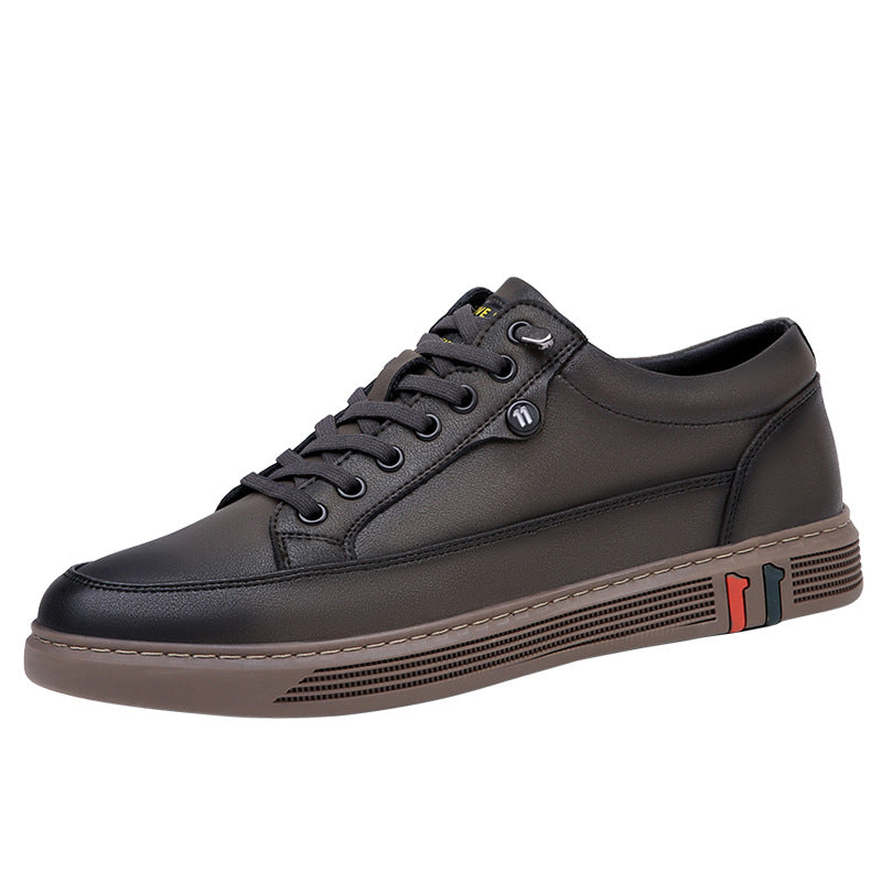 Men's Fashionable Soft-Upper Casual Leather Shoes