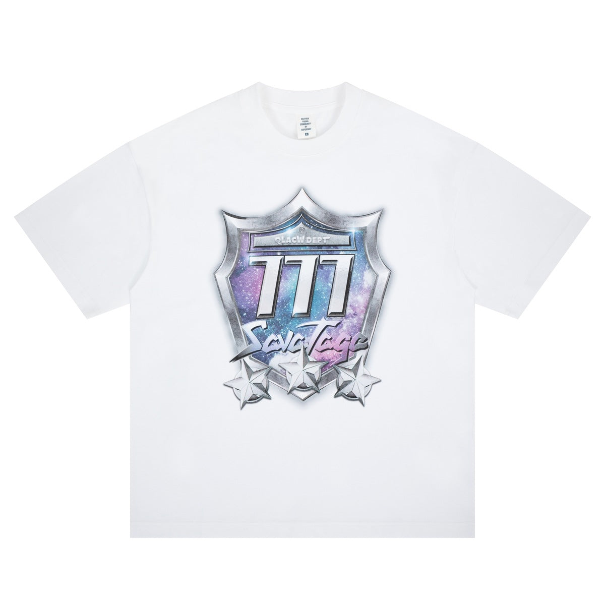 Shield Digital Print Short-Sleeve T-Shirt Men's