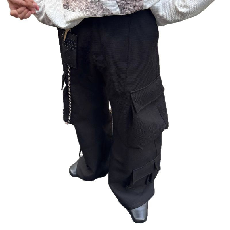 Street-style Casual Multi-pocket Pants