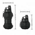 Cute Pumpkin-Shaped Portable Silicone Folding Water Cup