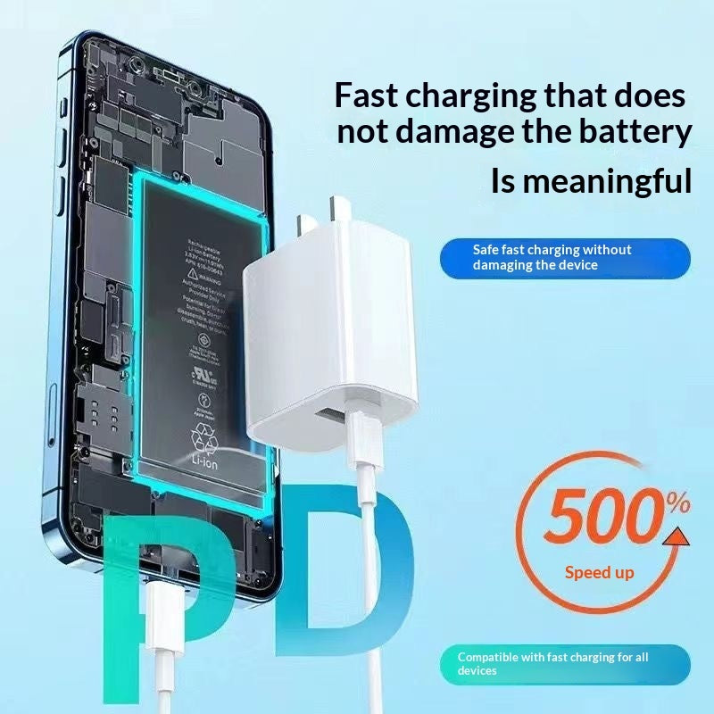 3C-certified Dual-port PD 20W Fast Charger