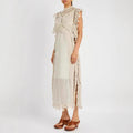 French-style Crochet Hollow-out Knitted Strap Dress For Women