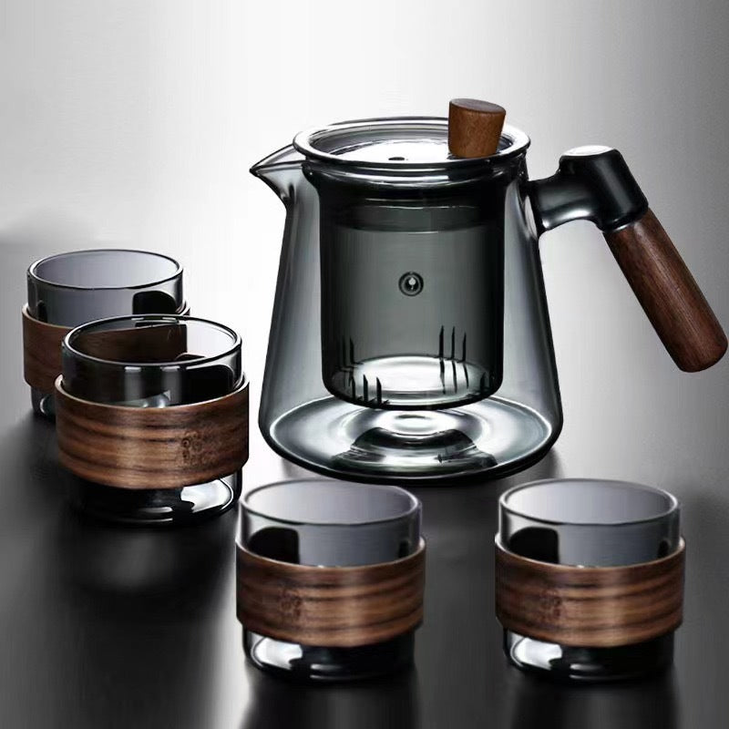 Glass Teapot High-temperature Resistant Thickened
