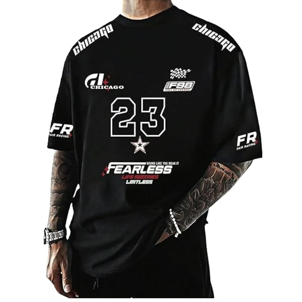 American-style Retro Fashion 3D Digital Print American Top