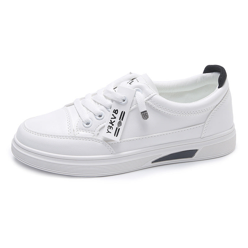 Student Athletic Running Leather-uppers Breathable Casual Shoes