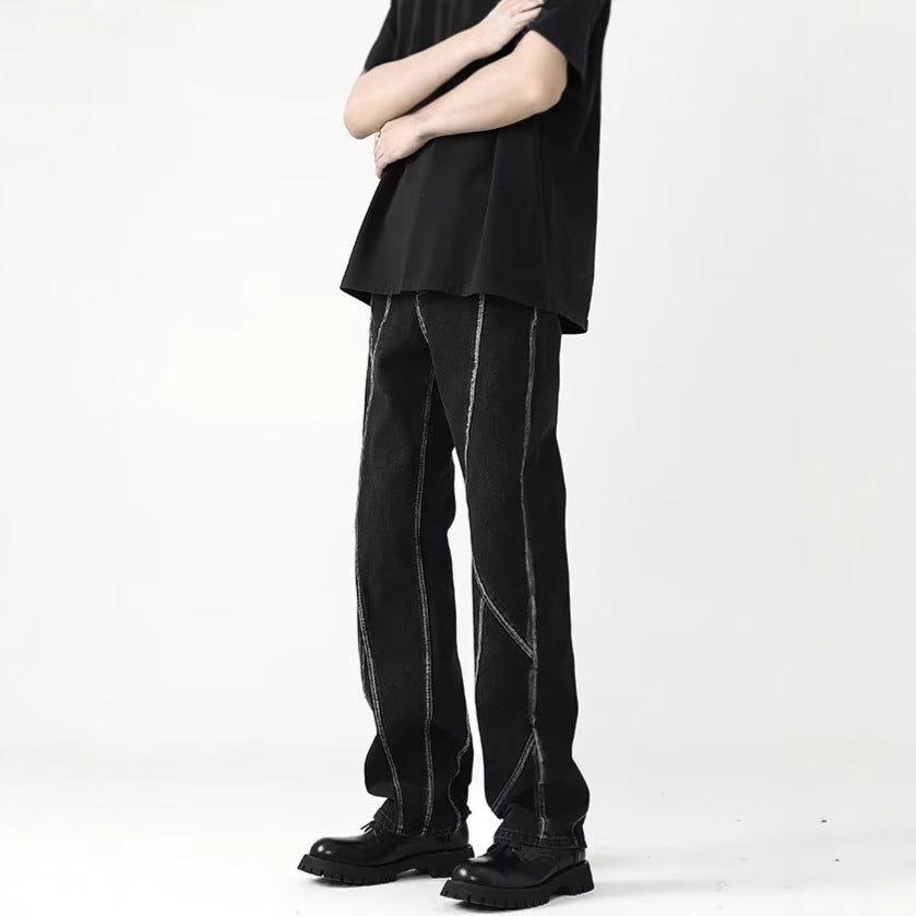 Designer-style Niche Slightly Flared Jeans