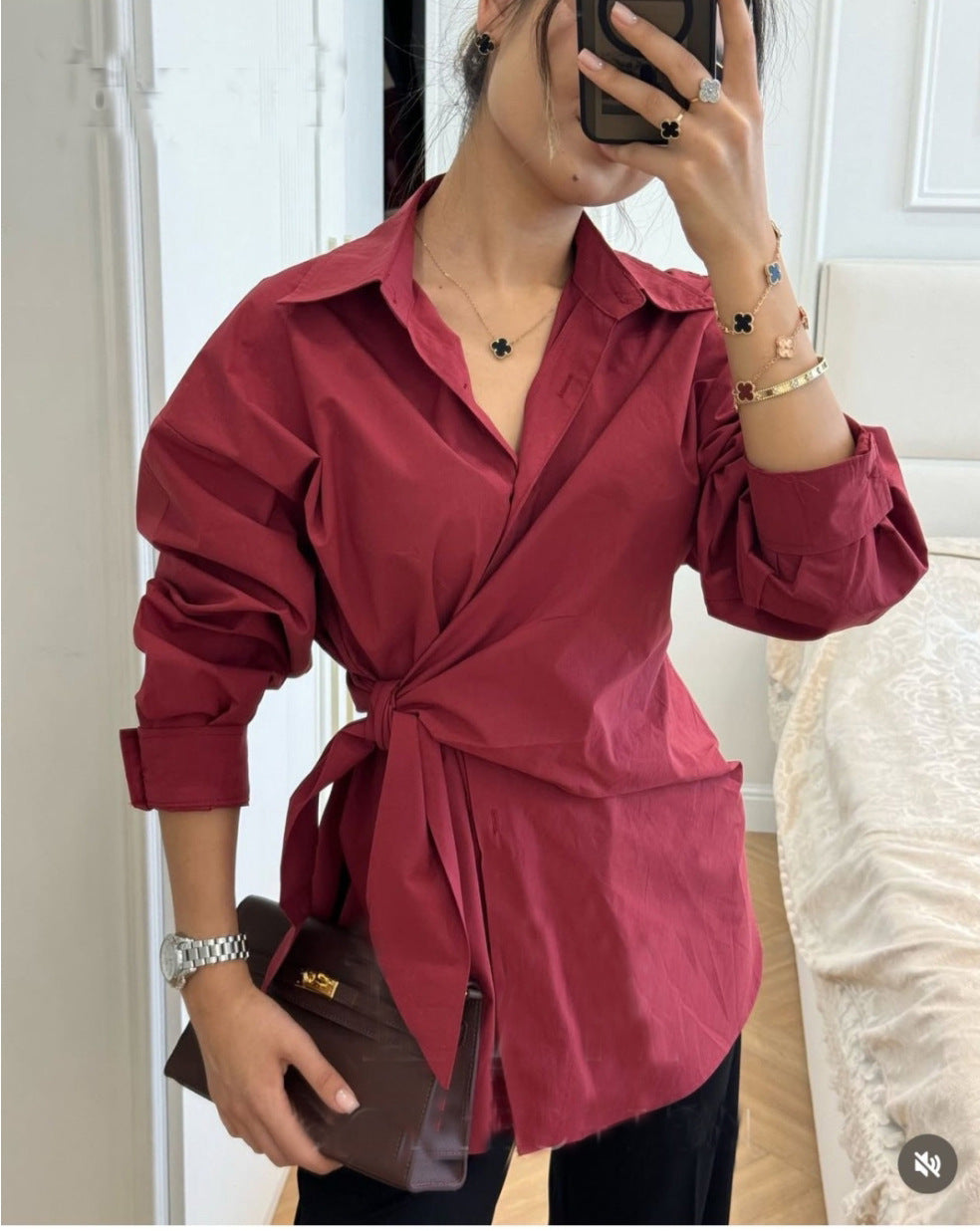 Turn down Collar Shirt