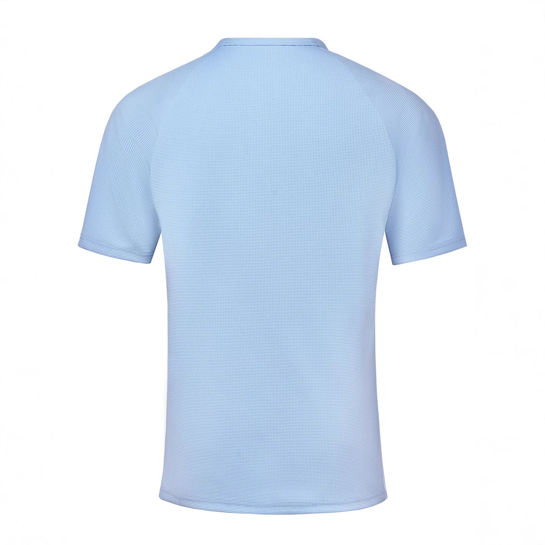 Men's Casual Loose-fitting Blue Polo Shirt Top