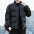 Men's Stand Collar Casual Padded Loose Warm Coat