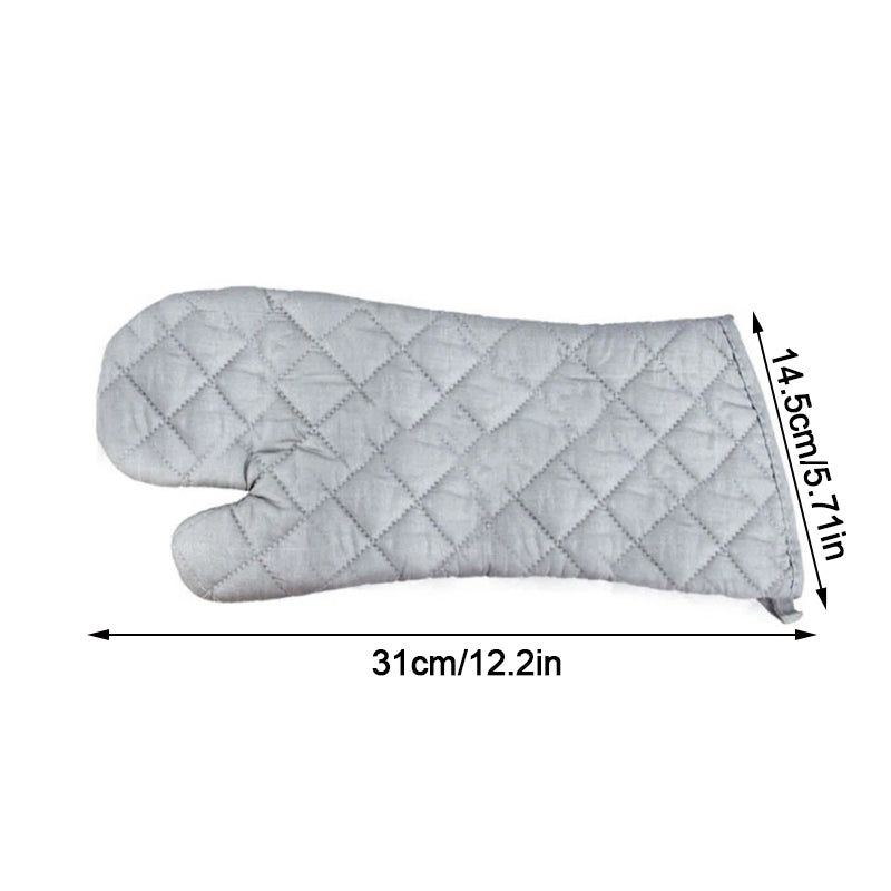 1 Piece Extra Long Oven Glove Mitts Heat Resistant Professional Flame Heat Proof Oven