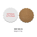 MDF Wooden Coaster With Cork Base Mug Coaster