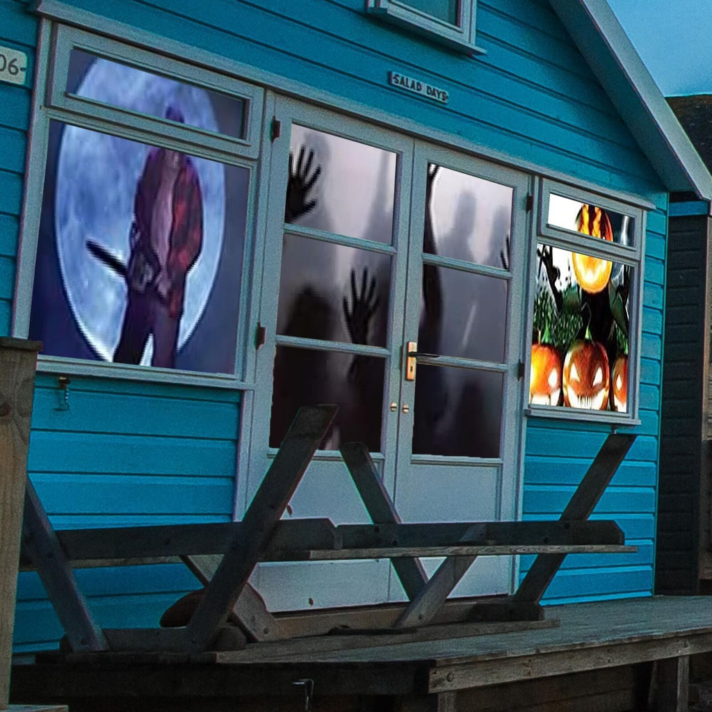 Halloween Window Projector Christmas Holographic Optical Home Window Display Pro