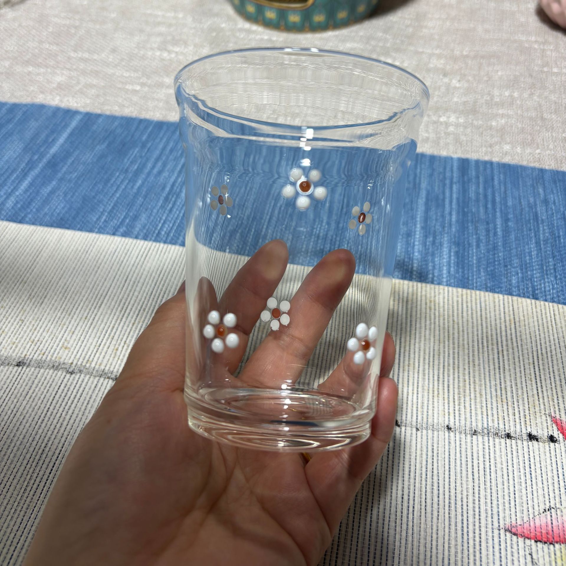 Relief 3D Home Breakfast High Borosilicate Glass Water Cup