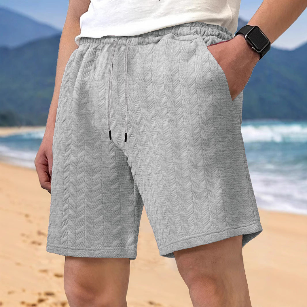 Tied-string Men's Casual Shorts Beach Pants