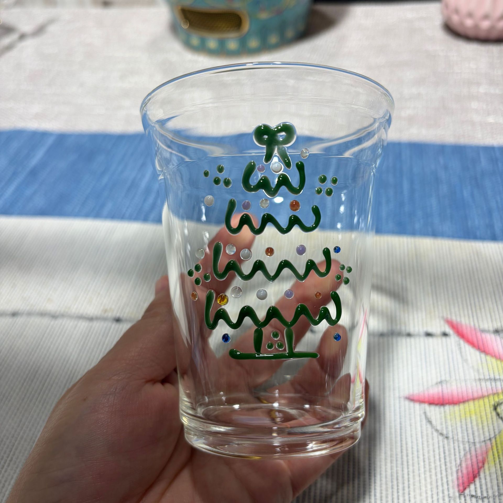 Relief 3D Home Breakfast High Borosilicate Glass Water Cup