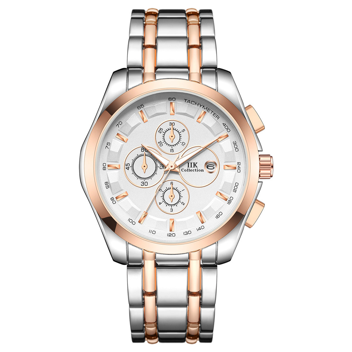 New Luminous Hands Alloy Mens Quartz Watch