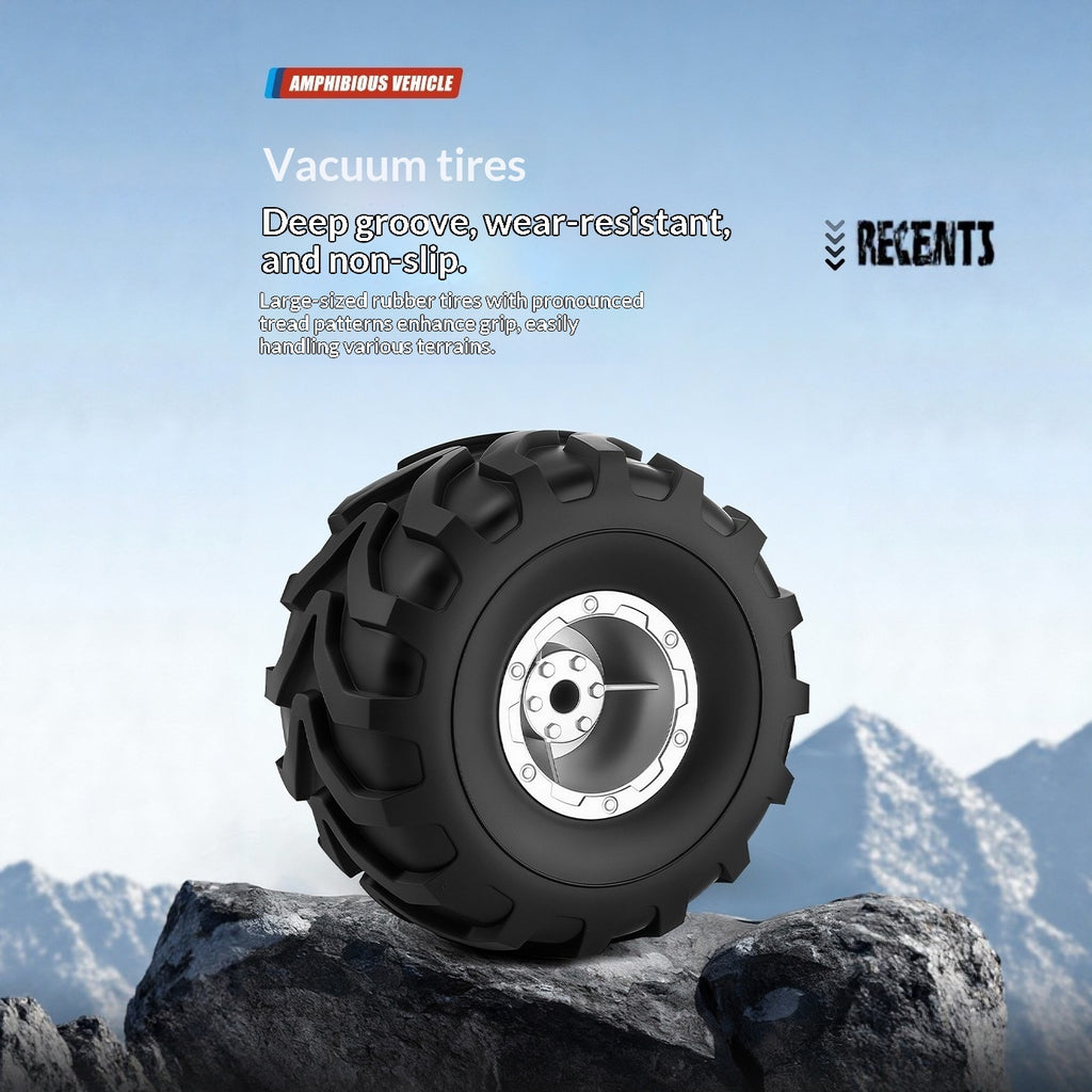 Four-wheel-drive Amphibious Water Cannon Remote-controlled Toy Car