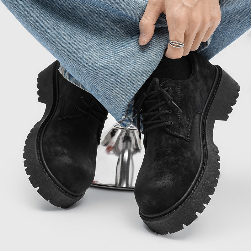 Winter Low-Top Mens Retro Work Boots