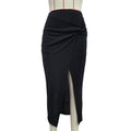 Fashionable Slim-fit Twisted Midi Skirt